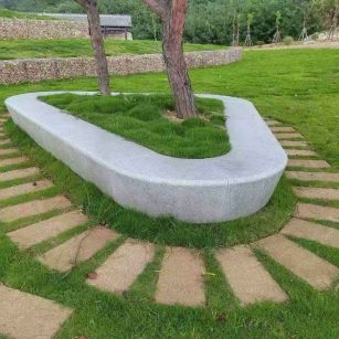 石嘴山 芝麻白光面整石坐凳