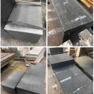 石嘴山 芝麻黑地铺石材