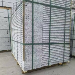 石嘴山 芙蓉白3公分厚磨圆边、拉槽，楼梯踏步