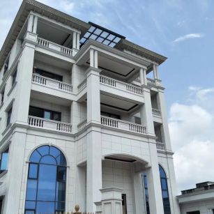 石嘴山芝麻白别墅干挂效果展示