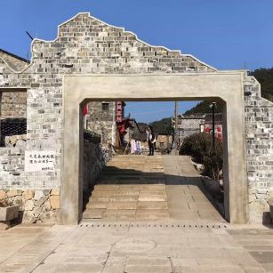 石嘴山仿古石铺装效果