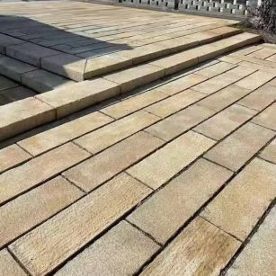 石嘴山仿古石铺装效果