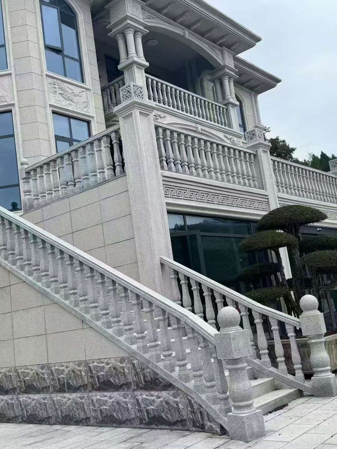 石嘴山 芝麻白别墅，栏杆