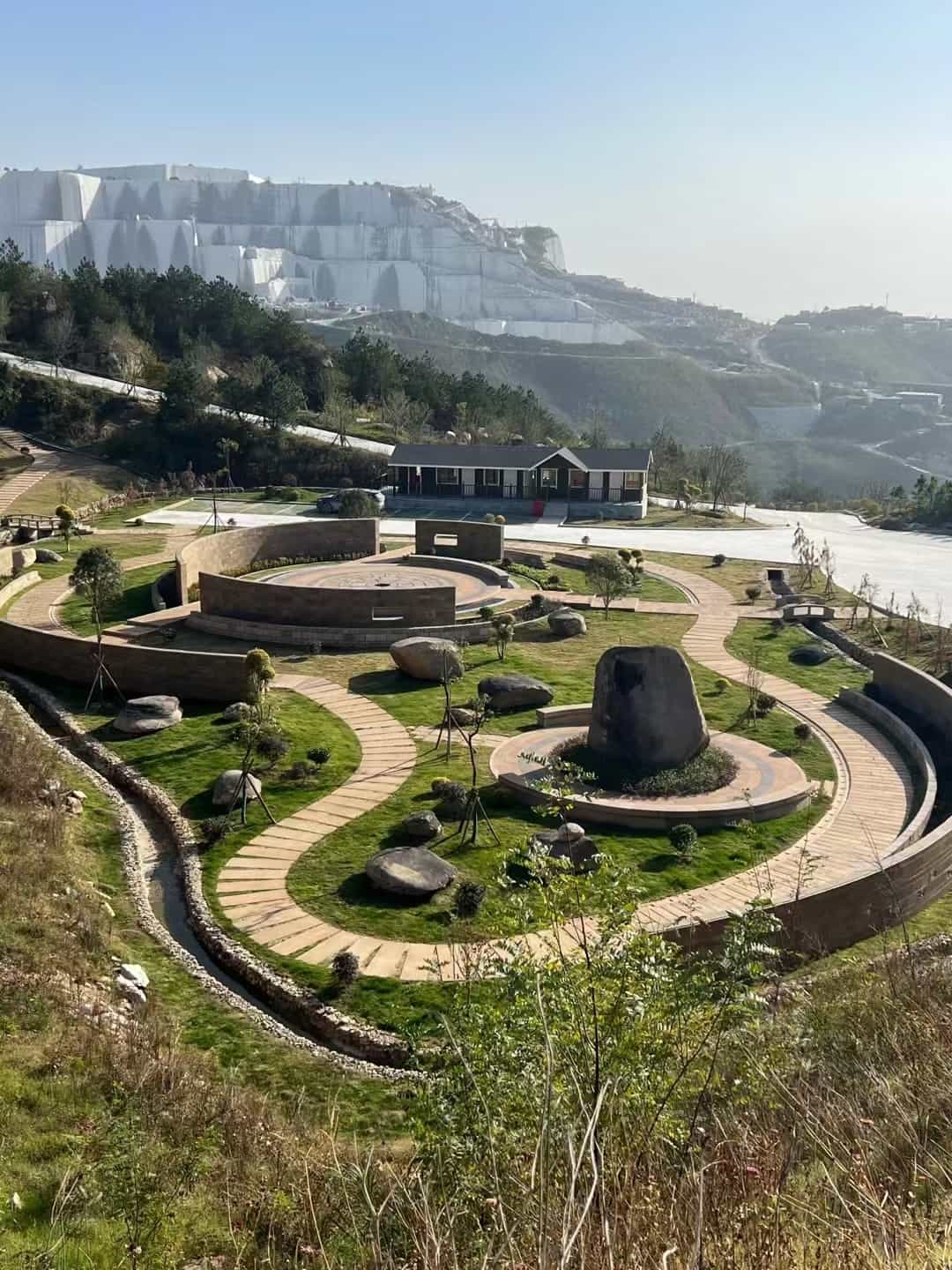 石嘴山仿古石铺装整体效果