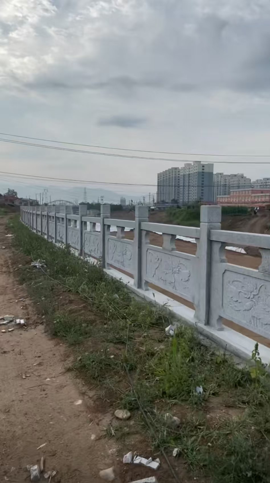 石嘴山 石材河道栏杆