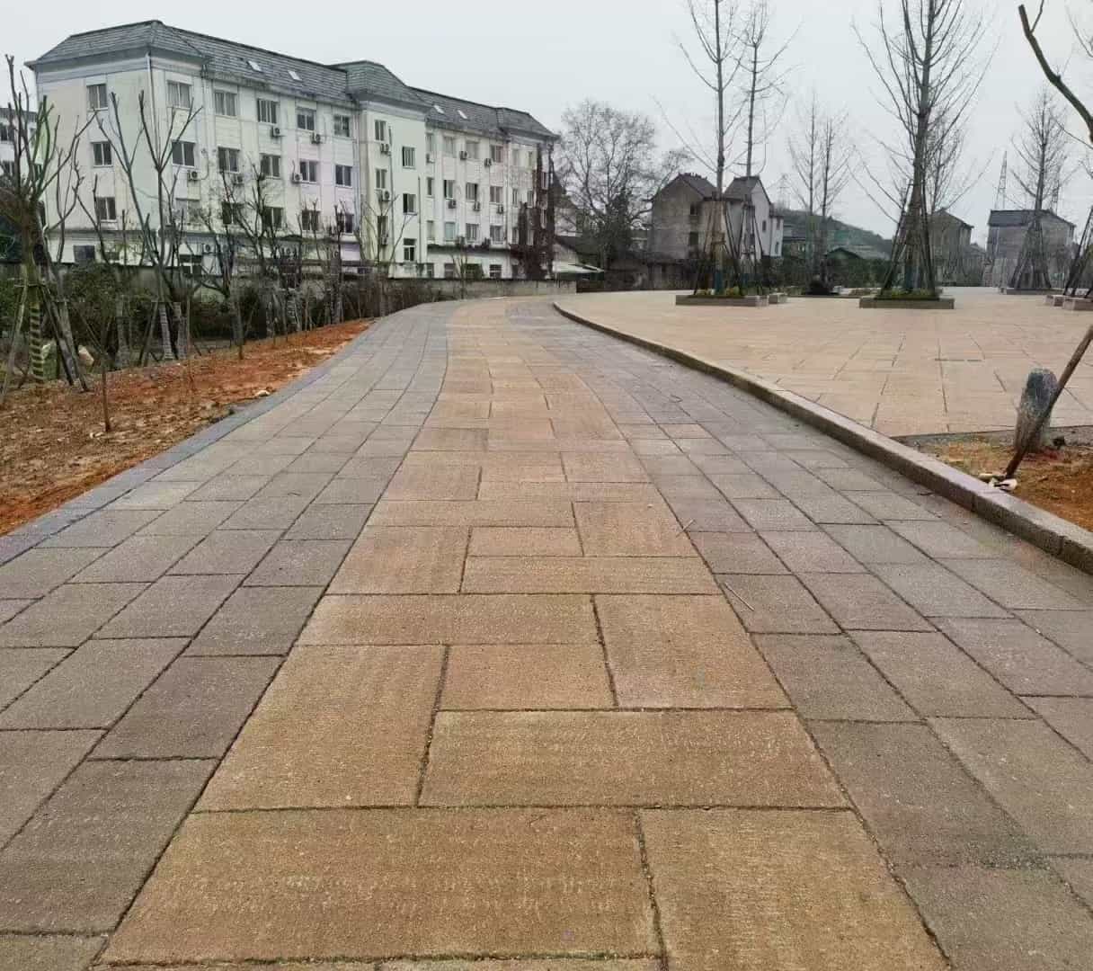 石嘴山仿古石铺装效果