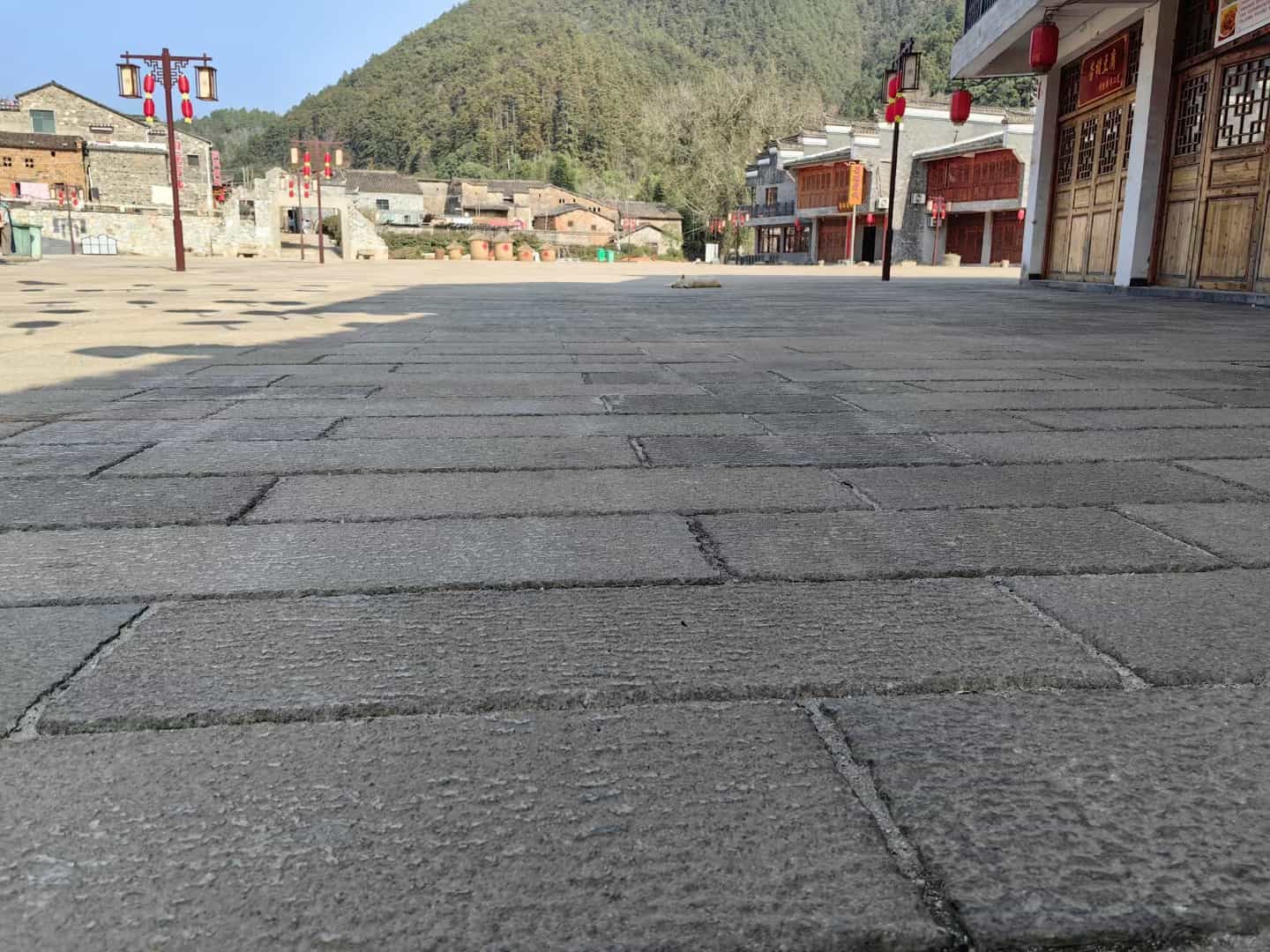 石嘴山仿古石铺装效果