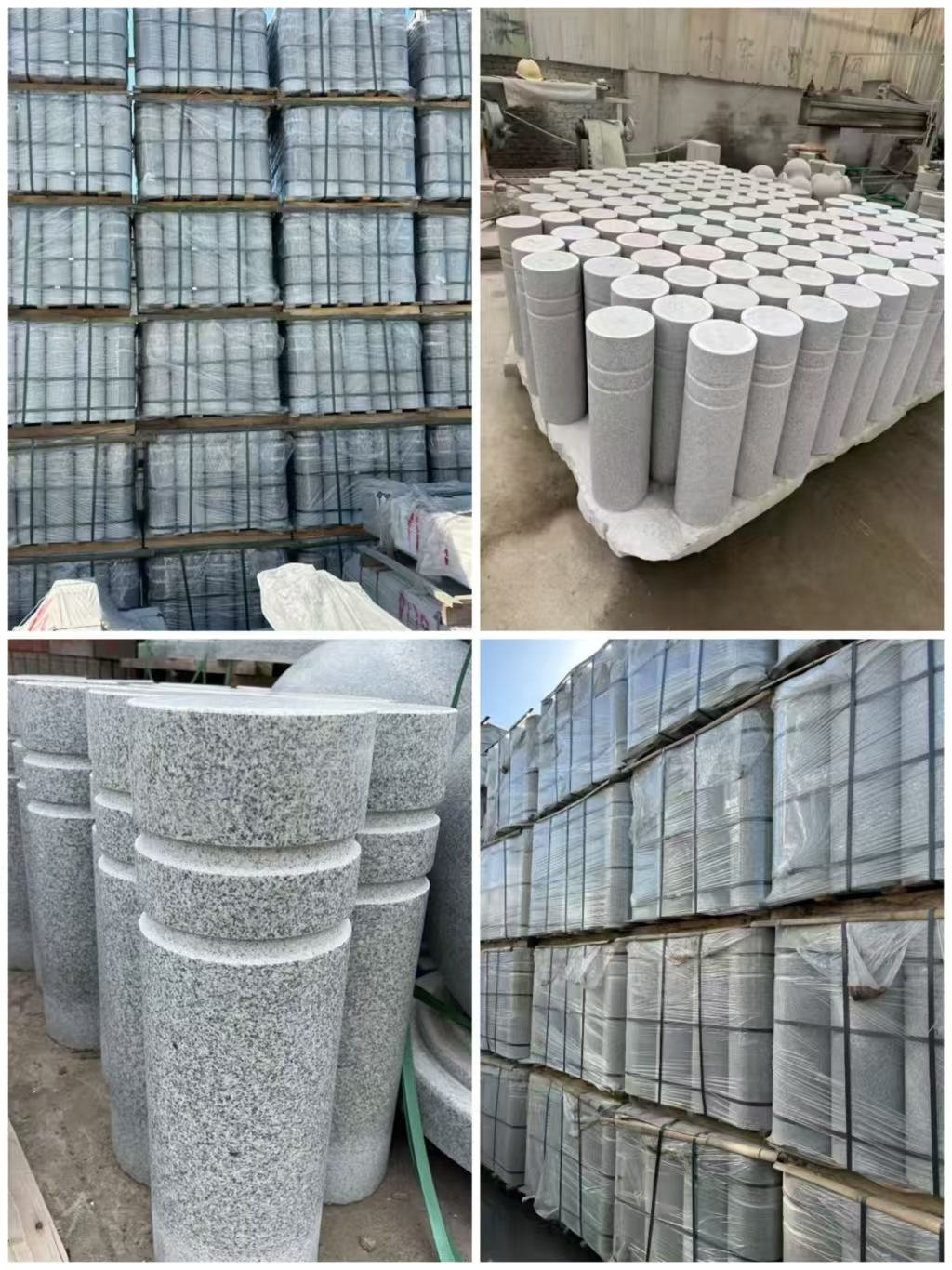 石嘴山 芝麻白花岗岩挡车柱、隔离柱多少钱