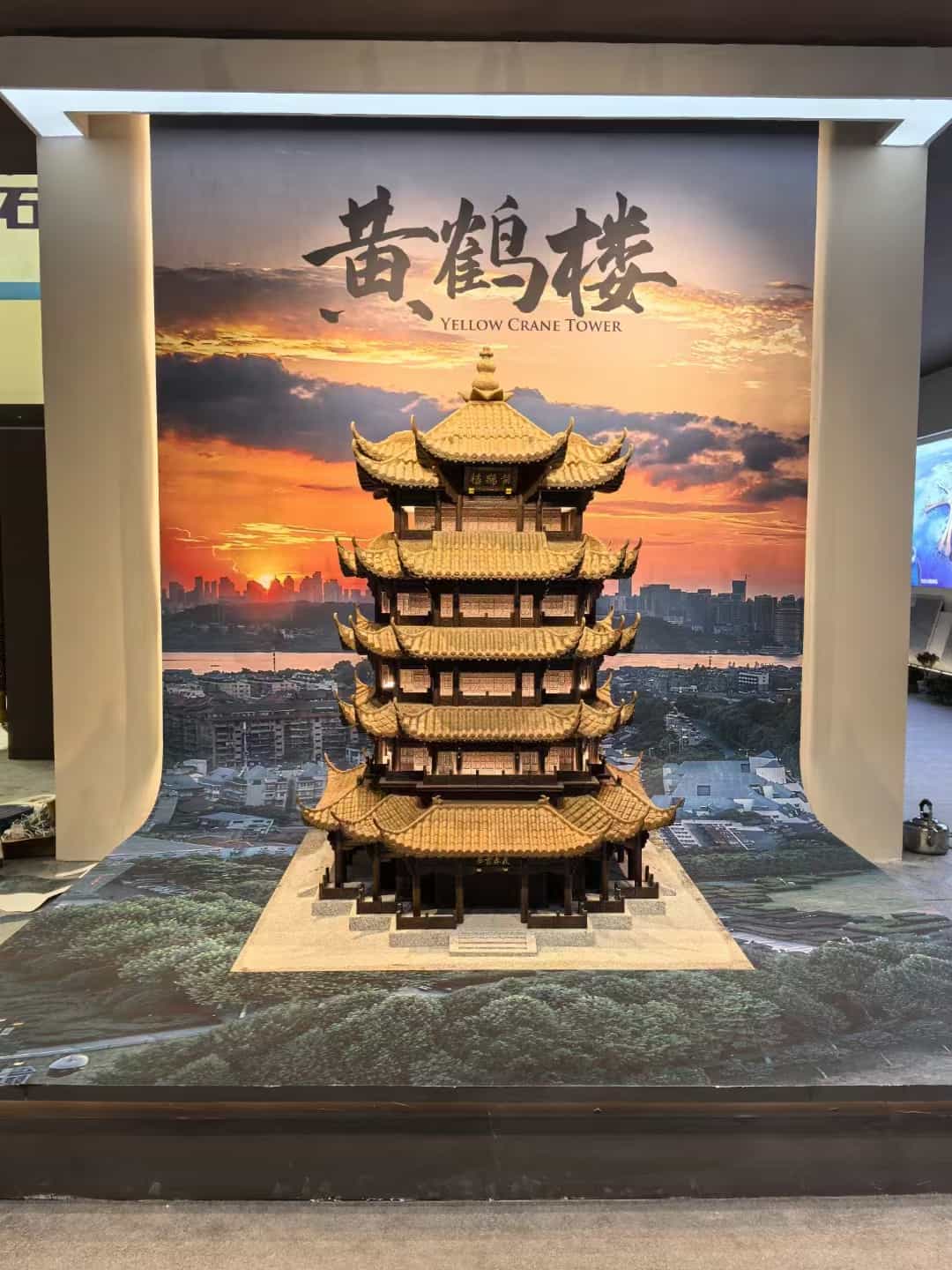 石嘴山仿古石文创作品-黄鹤楼