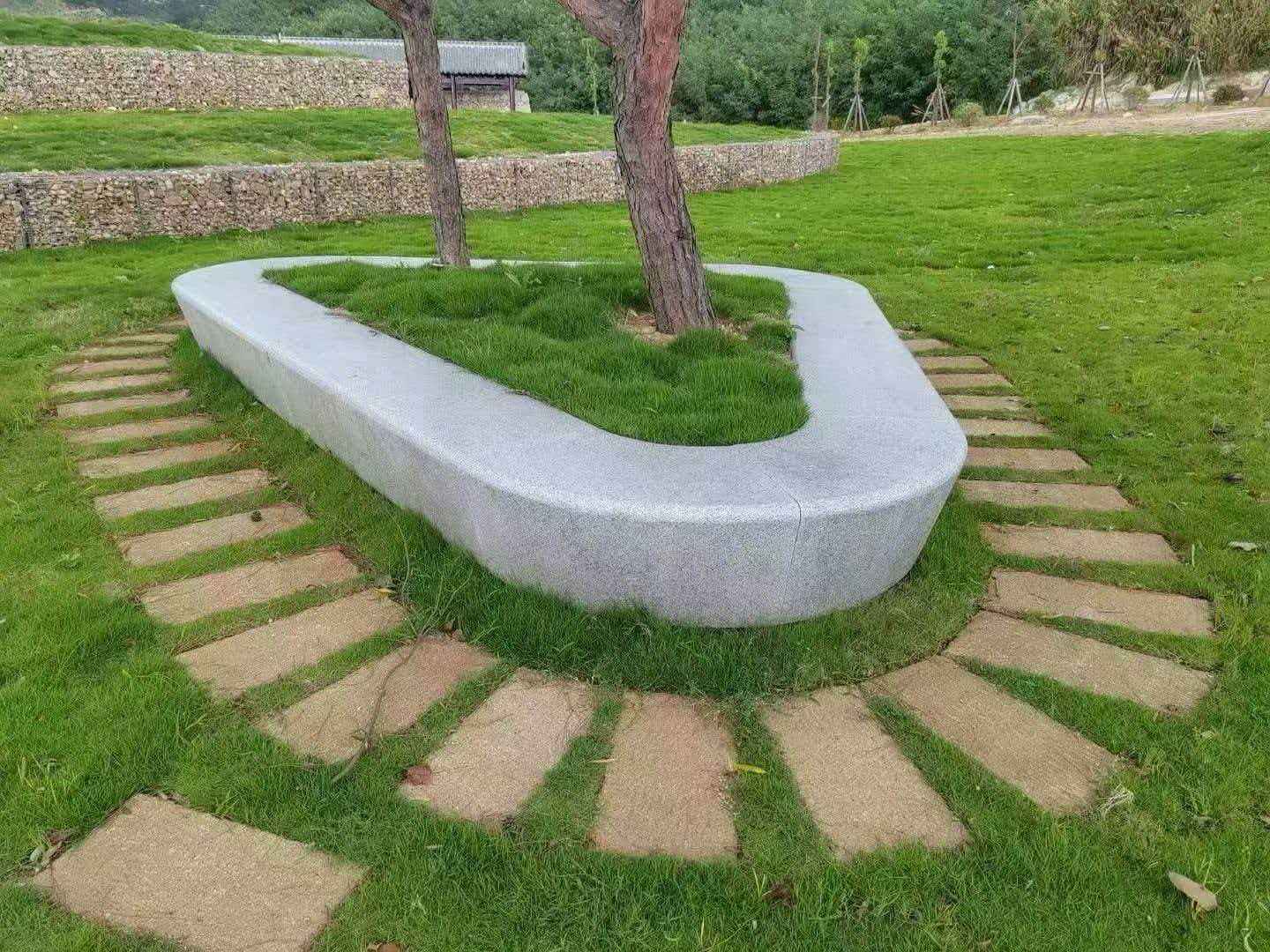 石嘴山 芝麻白光面整石坐凳