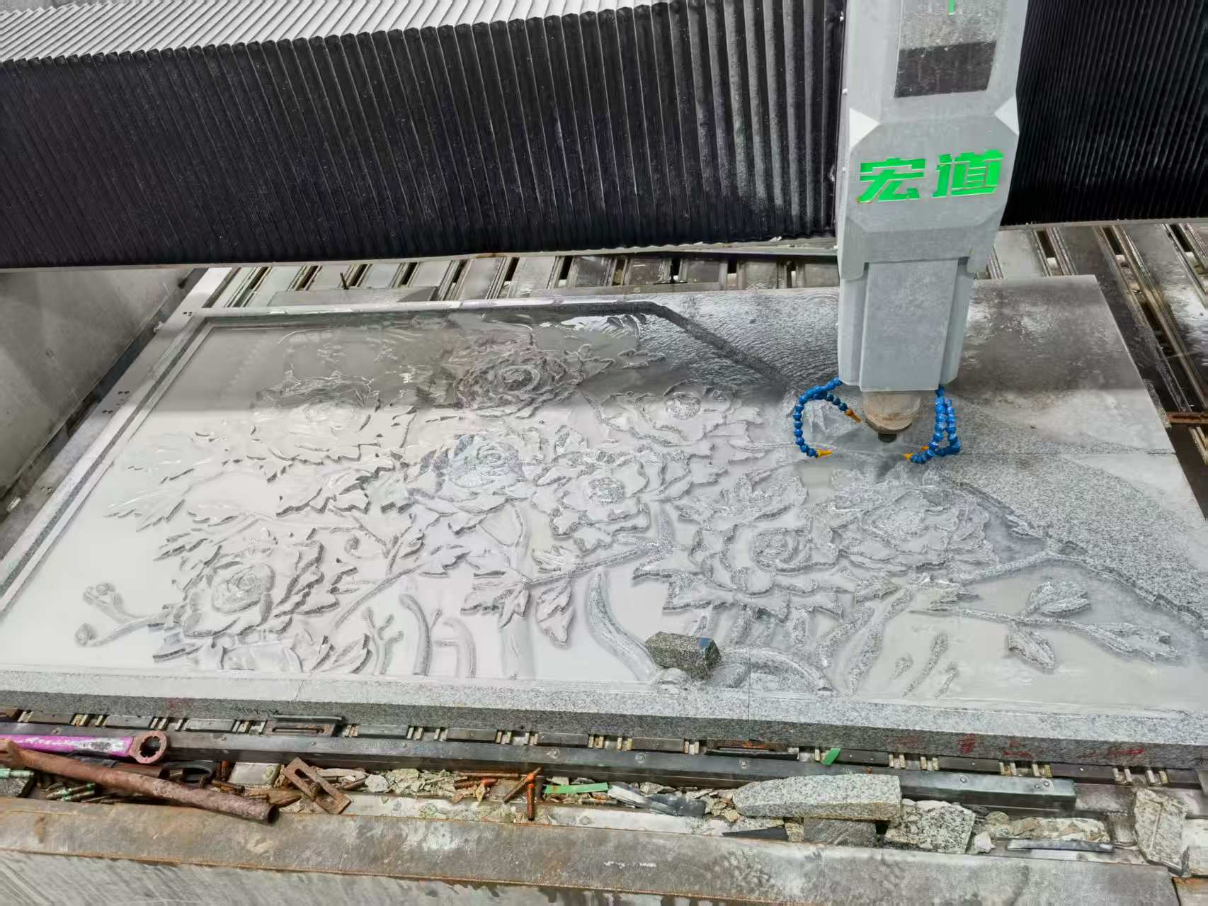 石嘴山 别墅墙面石材雕刻