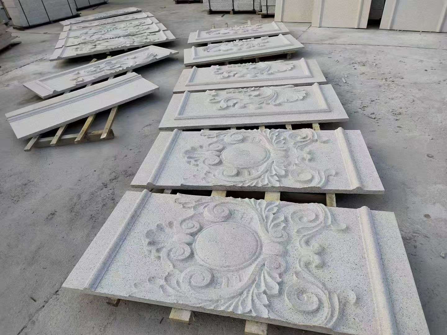 石嘴山 芝麻白干挂雕花板